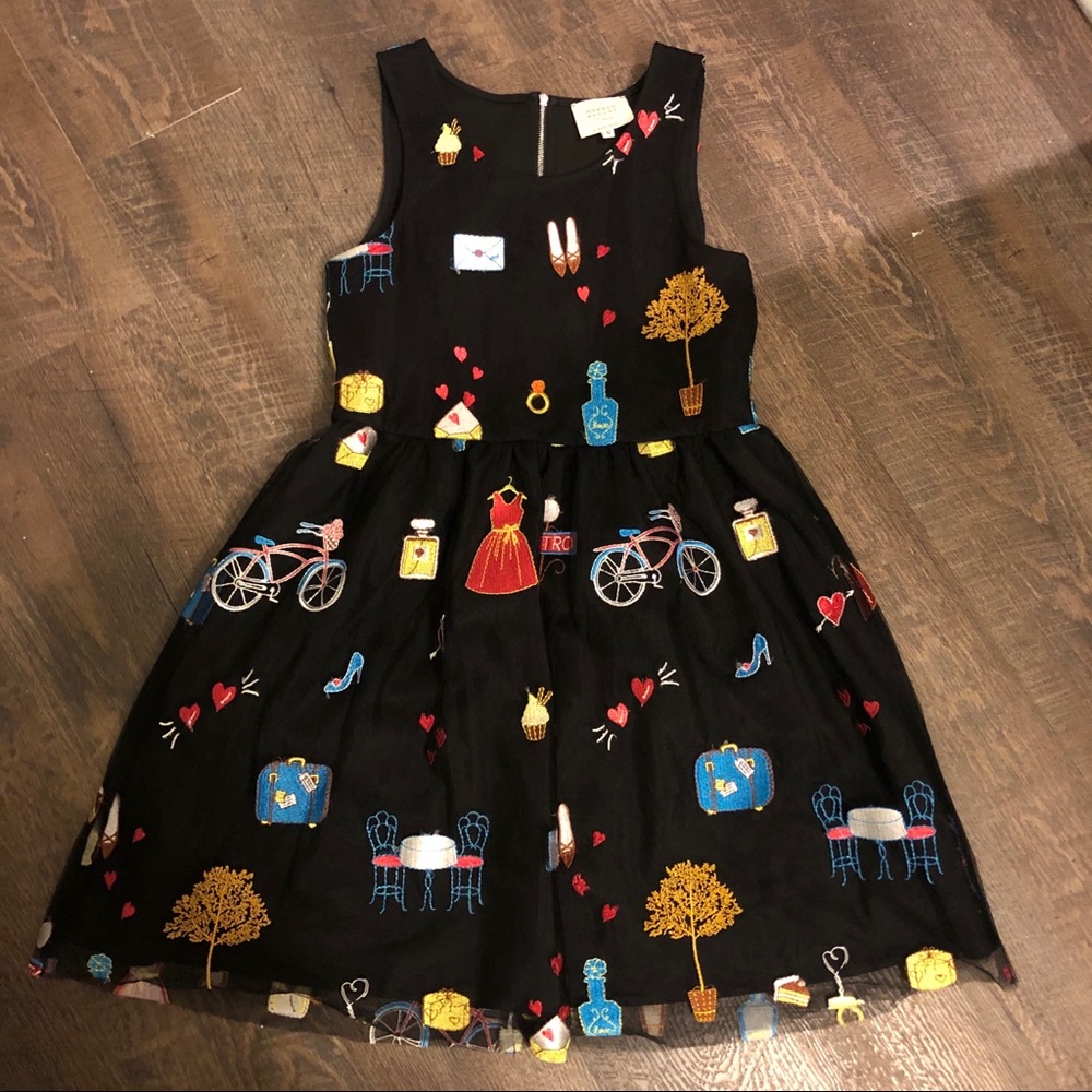 Hannah Banana Black Casual Dress